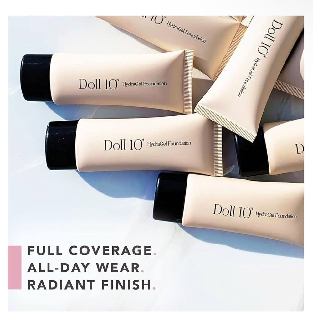 NIB New Sealed Doll 10 HydraGel Foundation Fair 1oz/30ml Skincare Makeup